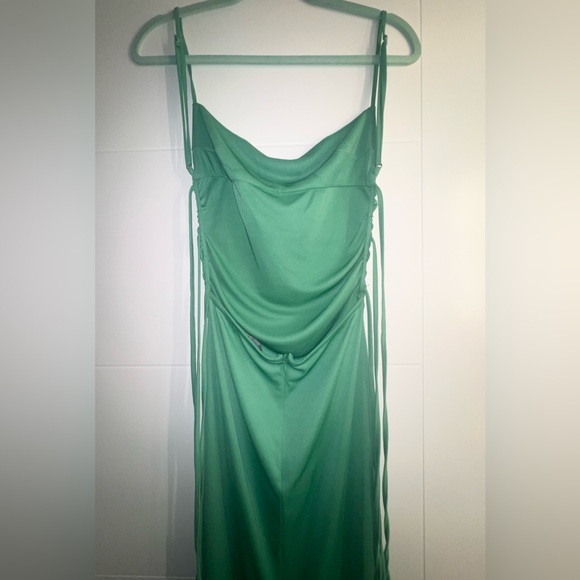 Draped Open Back Dress - Picture 6 of 10